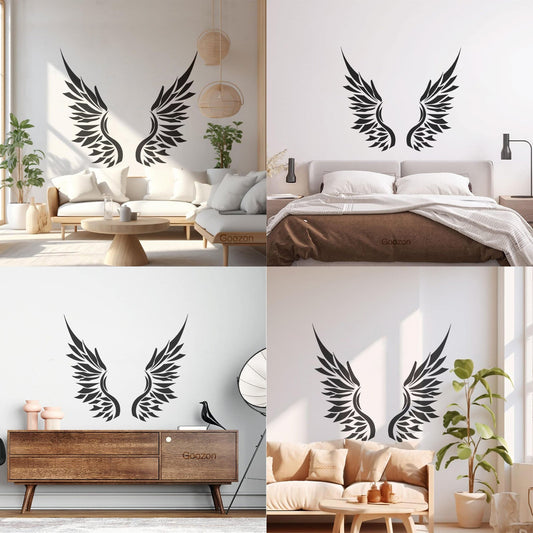 Wings Angel Bird Feathers Wall Vinyl Sticker Decor Art Mural Painting