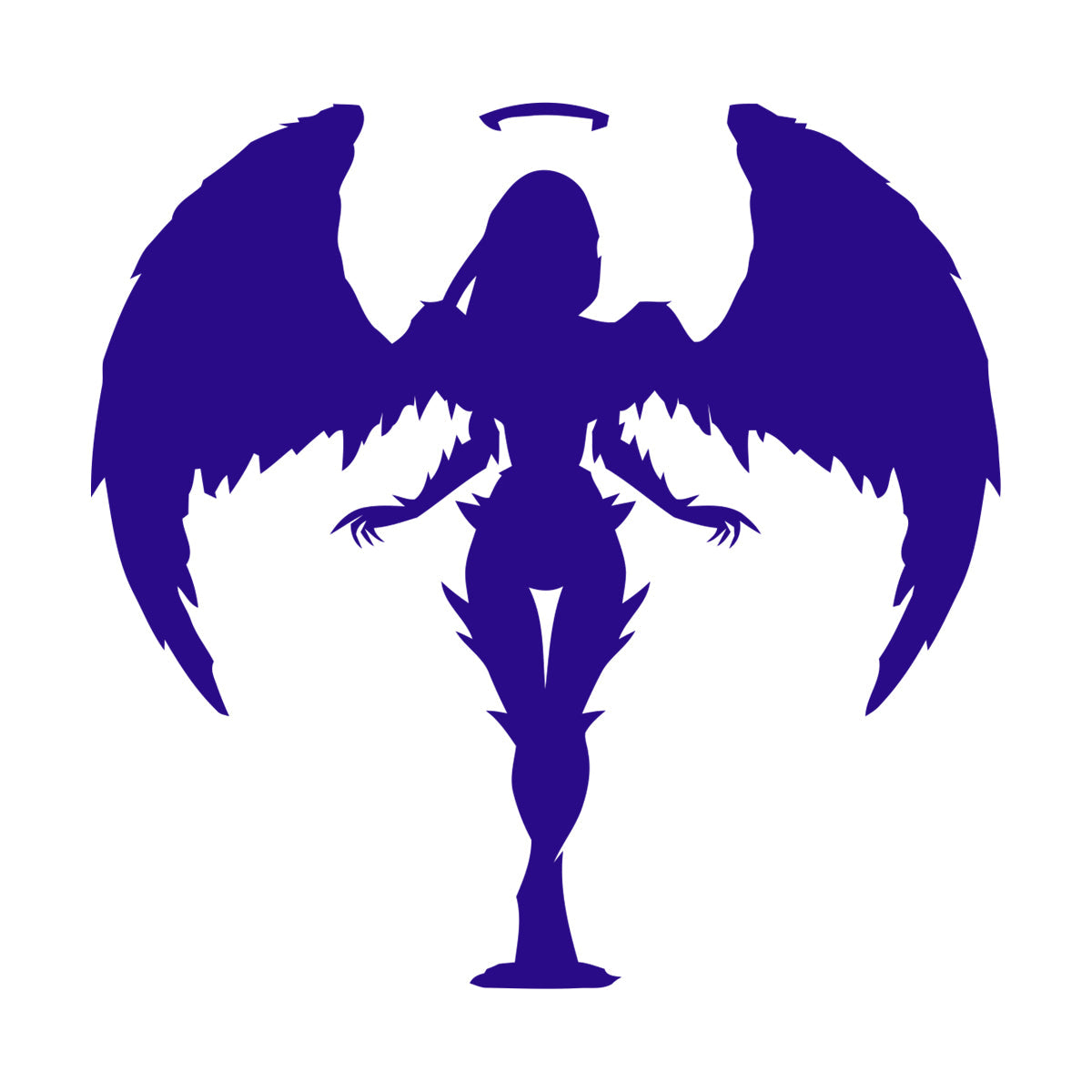 Stickers muraux en PVC, motif ange abstrait, ailes et plumes, plusieurs couleurs disponibles