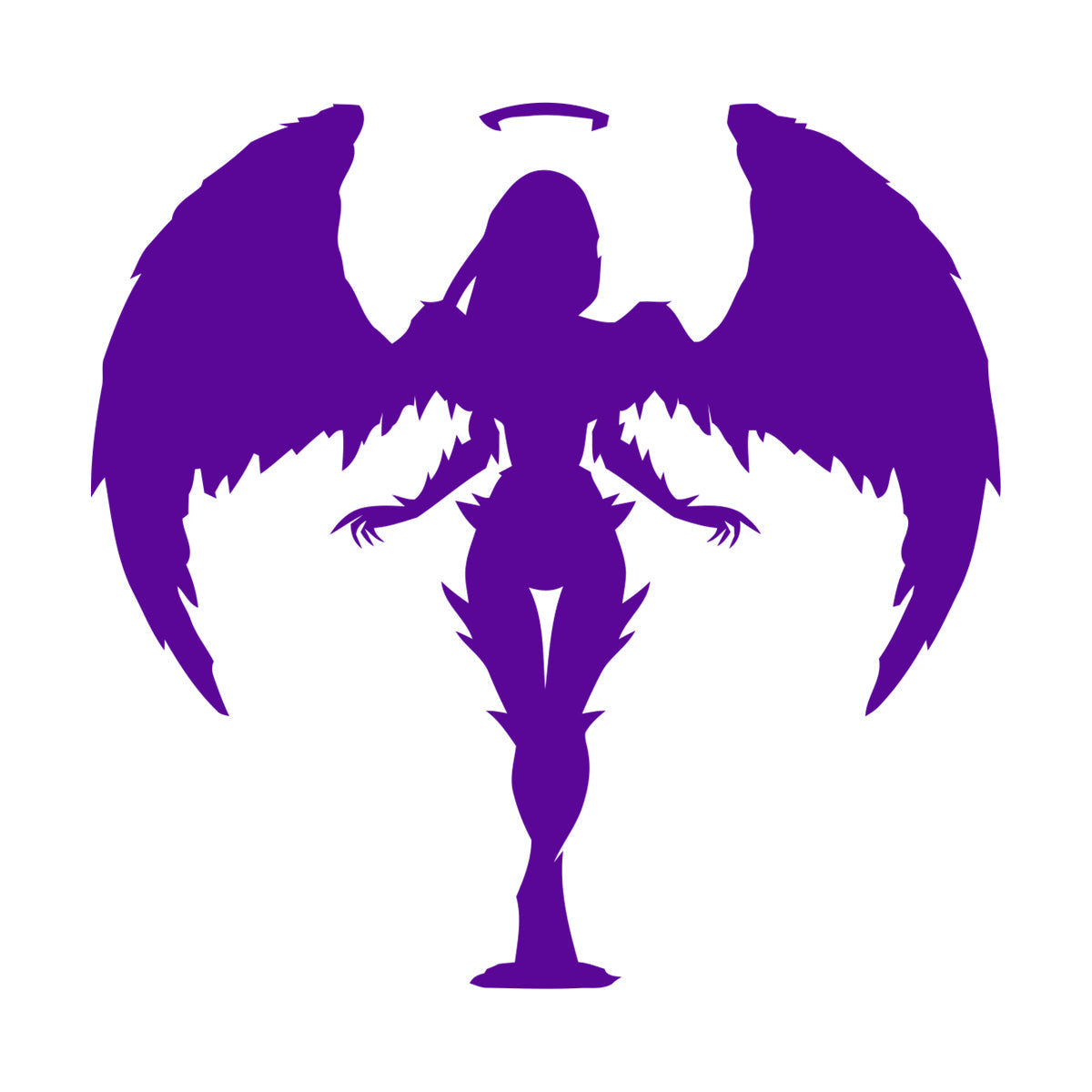 Stickers muraux en PVC, motif ange abstrait, ailes et plumes, plusieurs couleurs disponibles