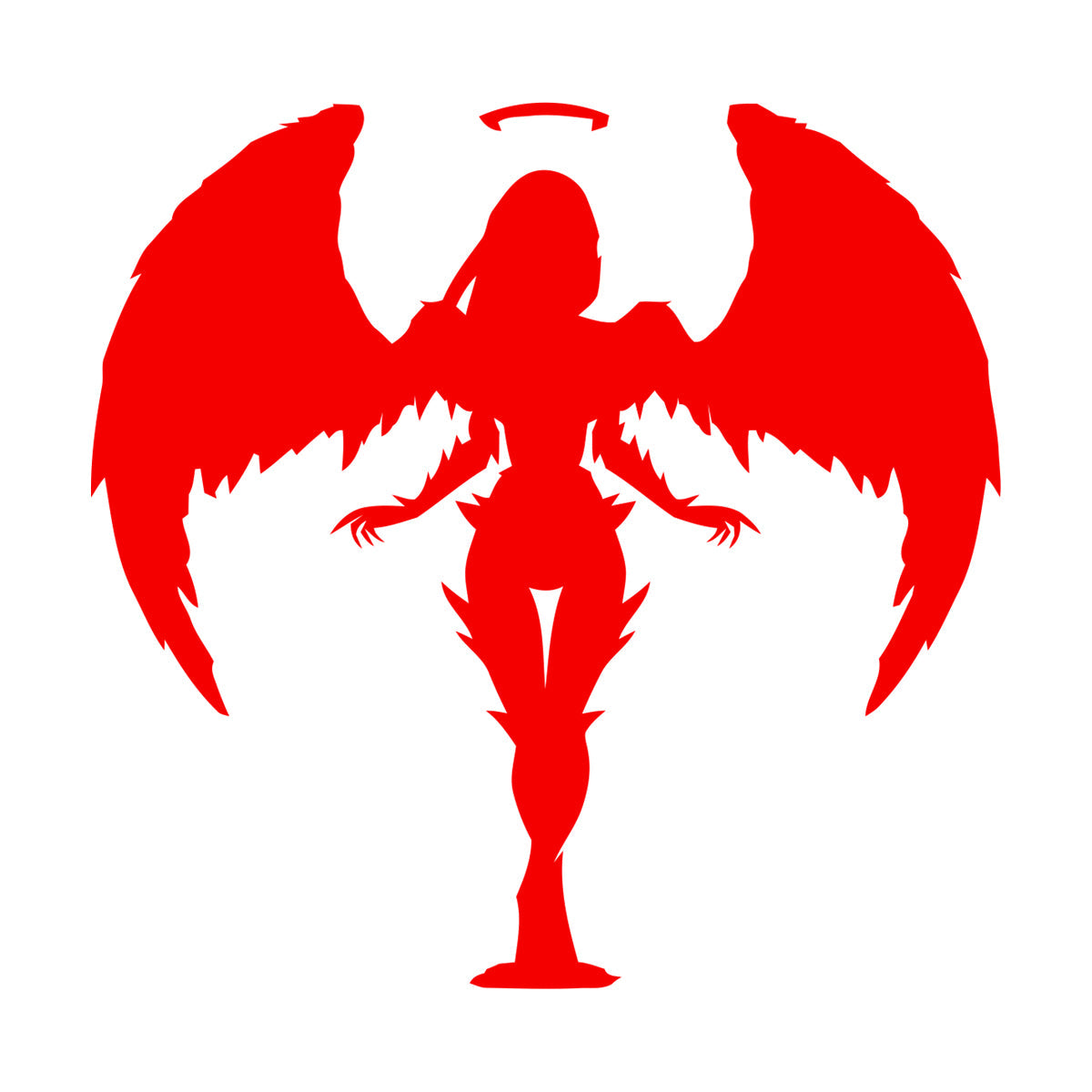 Stickers muraux en PVC, motif ange abstrait, ailes et plumes, plusieurs couleurs disponibles