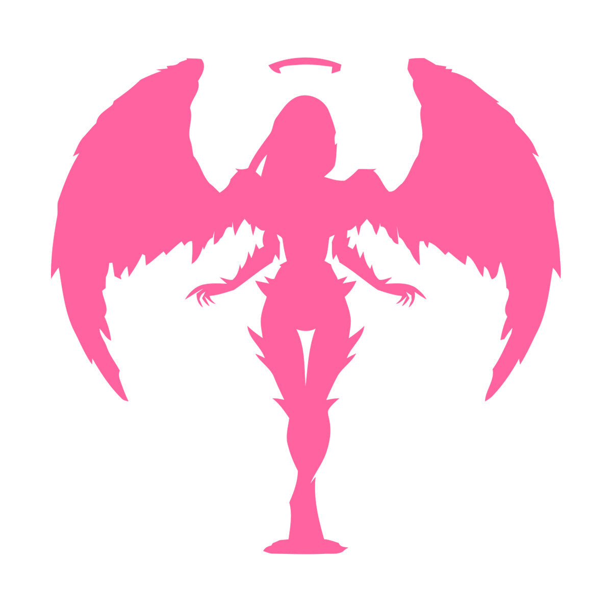 Stickers muraux en PVC, motif ange abstrait, ailes et plumes, plusieurs couleurs disponibles