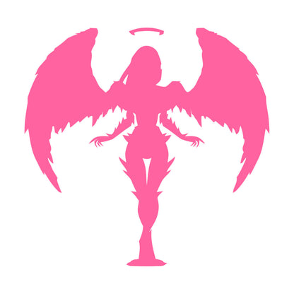 Stickers muraux en PVC, motif ange abstrait, ailes et plumes, plusieurs couleurs disponibles