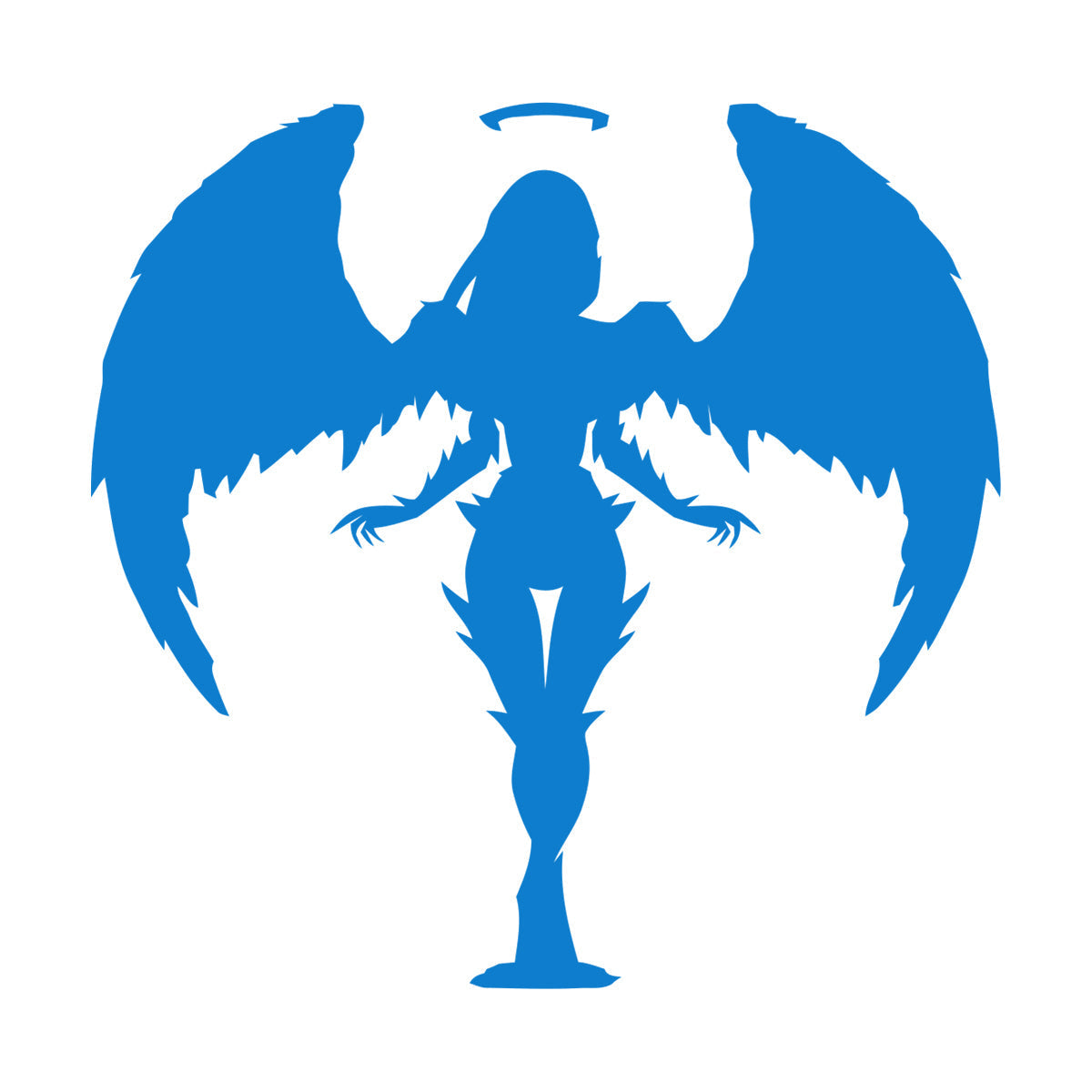 Stickers muraux en PVC, motif ange abstrait, ailes et plumes, plusieurs couleurs disponibles