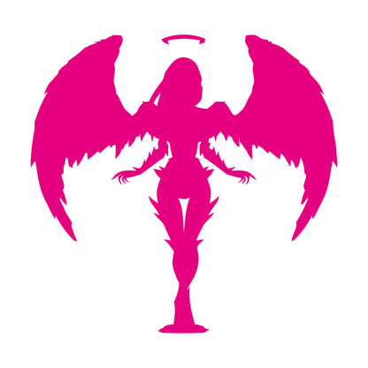 Stickers muraux en PVC, motif ange abstrait, ailes et plumes, plusieurs couleurs disponibles