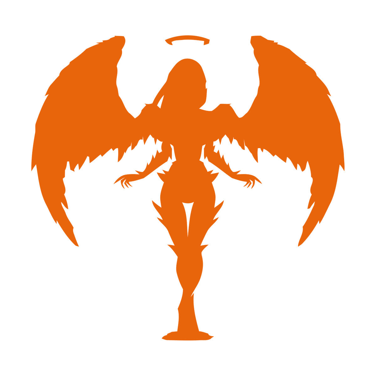 Stickers muraux en PVC, motif ange abstrait, ailes et plumes, plusieurs couleurs disponibles