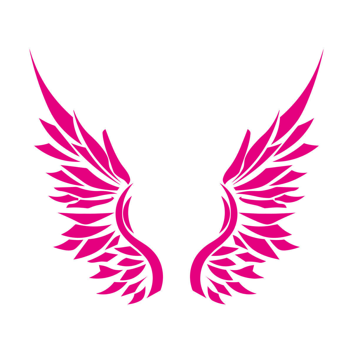 Ailes d'ange, plumes d'oiseau, autocollant mural en vinyle, décoration artistique, peinture murale