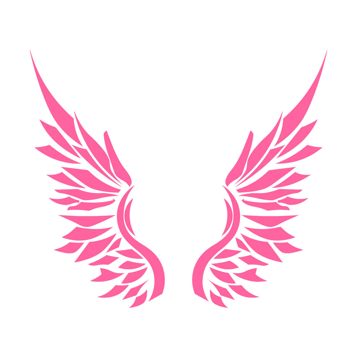 Ailes d'ange, plumes d'oiseau, autocollant mural en vinyle, décoration artistique, peinture murale