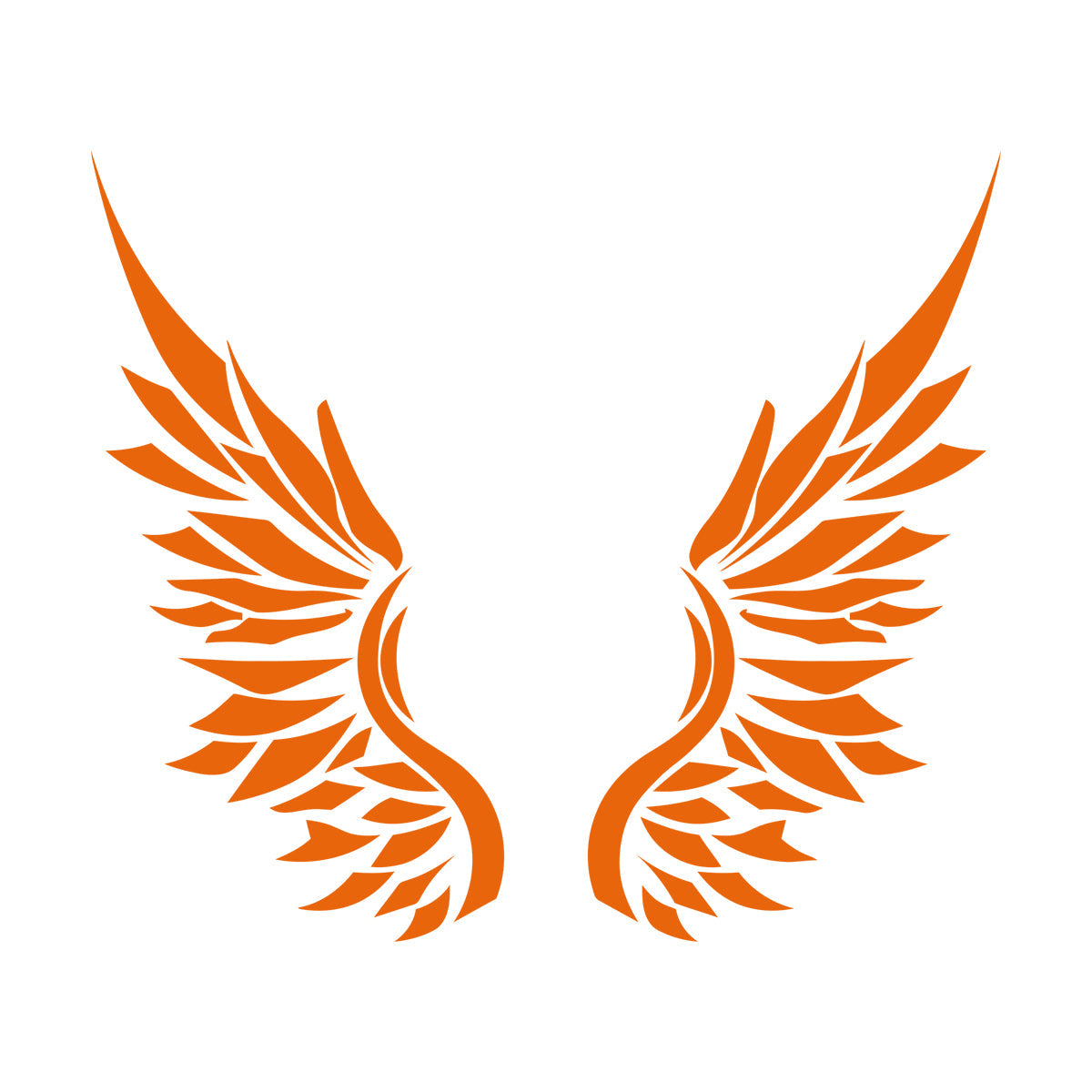 Ailes d'ange, plumes d'oiseau, autocollant mural en vinyle, décoration artistique, peinture murale