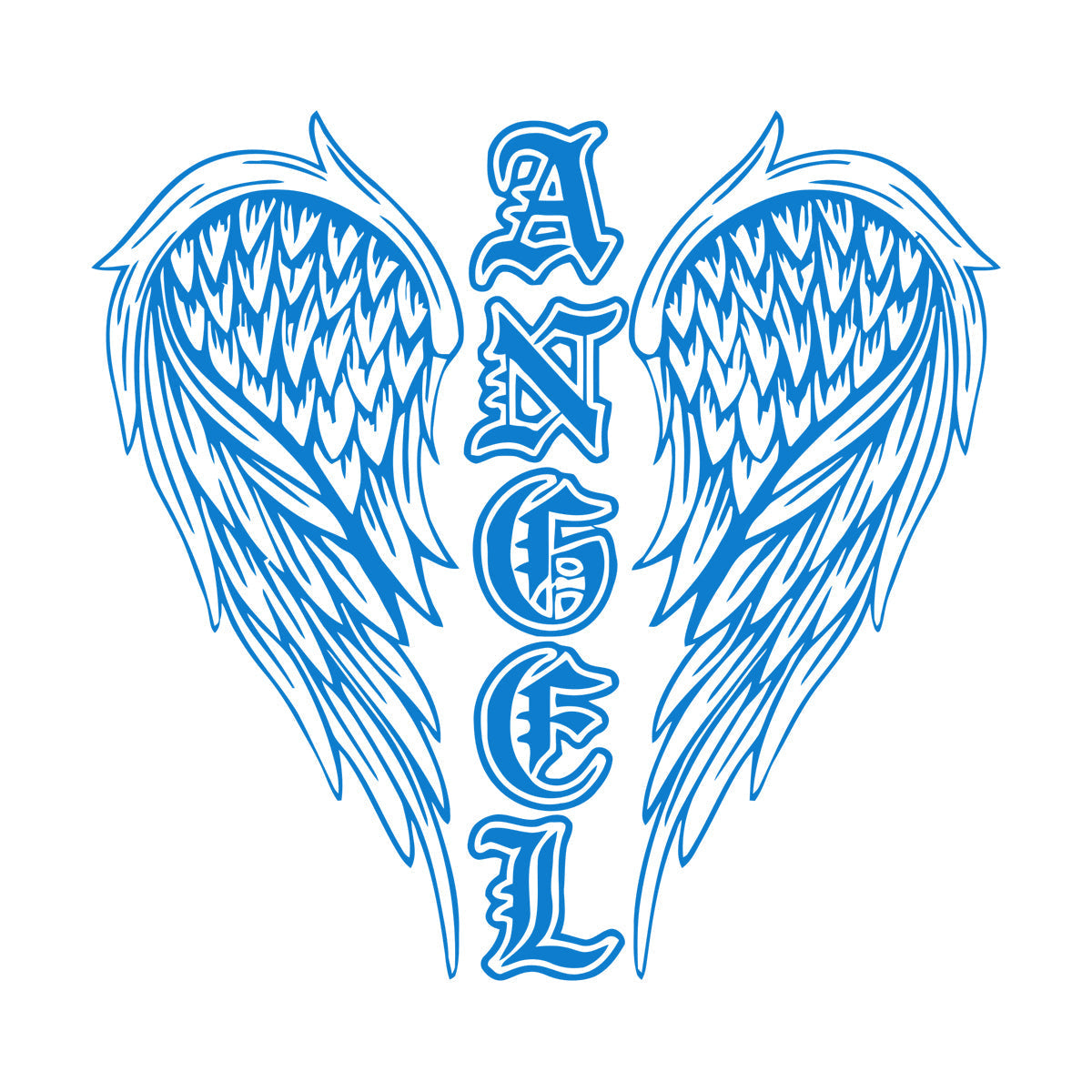 Autocollants muraux, papier adhésif, ailes d'ange, mots, plumes, symboles, autocollants pour fenêtres