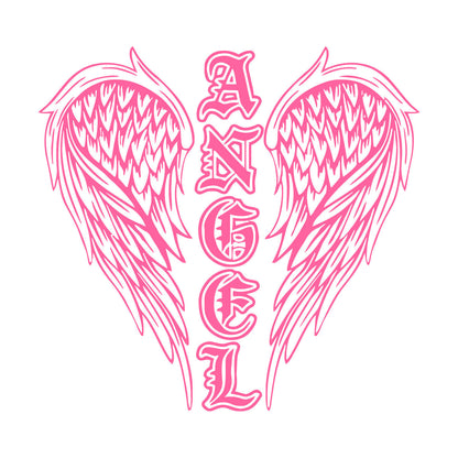 Autocollants muraux, papier adhésif, ailes d'ange, mots, plumes, symboles, autocollants pour fenêtres