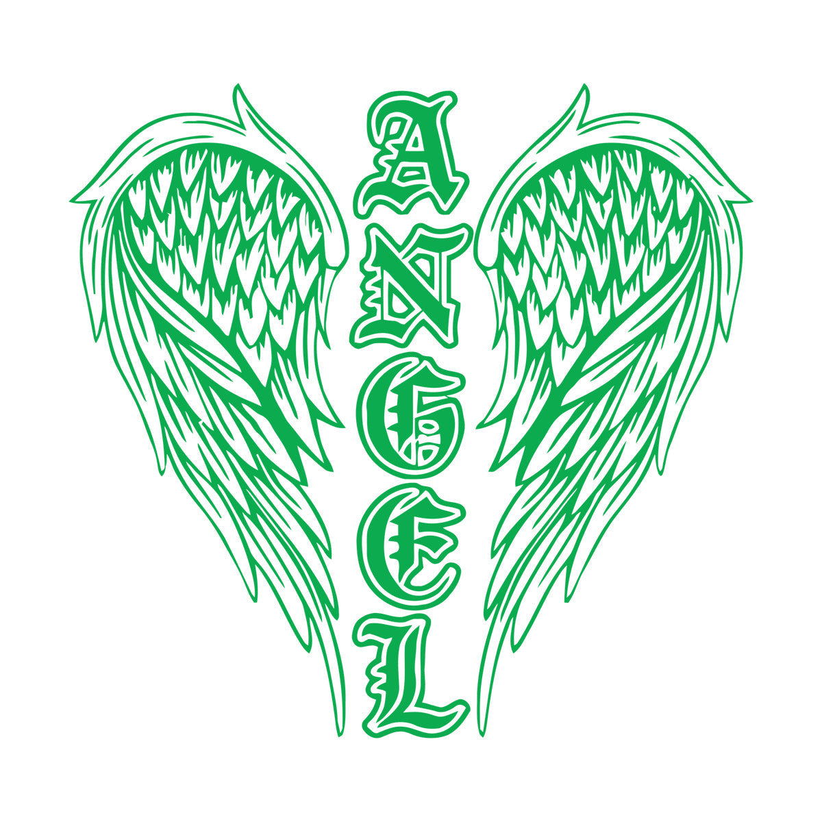 Autocollants muraux, papier adhésif, ailes d'ange, mots, plumes, symboles, autocollants pour fenêtres