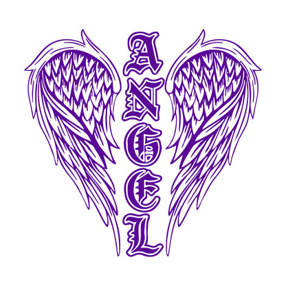 Autocollants muraux, papier adhésif, ailes d'ange, mots, plumes, symboles, autocollants pour fenêtres