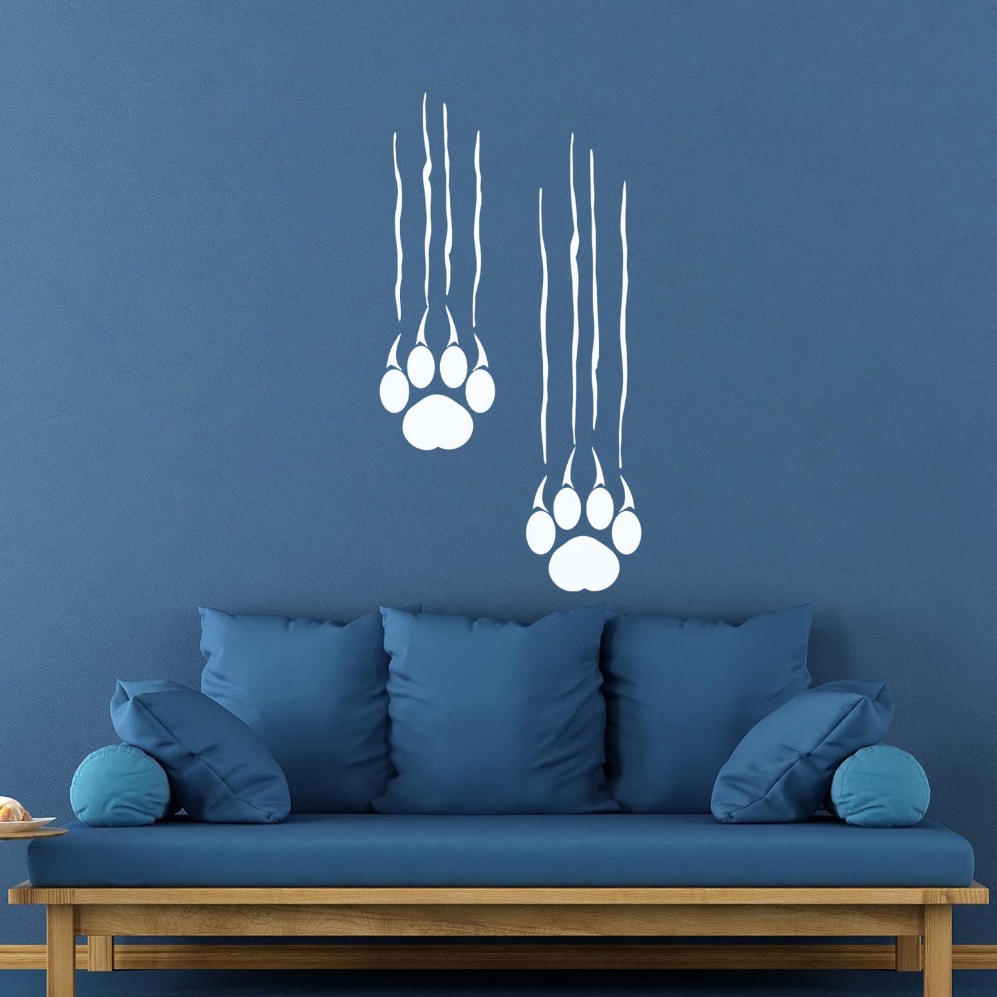 Bear Footprints Paws Predator Animal Claws Wall Stickers It Won'T Fall Off