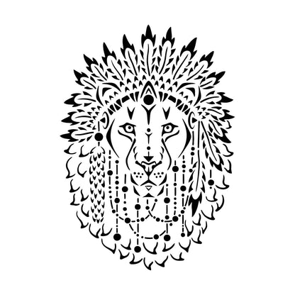 Autocollants « Le Roi Lion » (animaux africains, belles plumes)