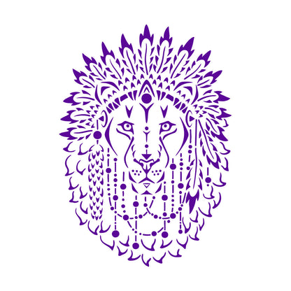 Autocollants « Le Roi Lion » (animaux africains, belles plumes)