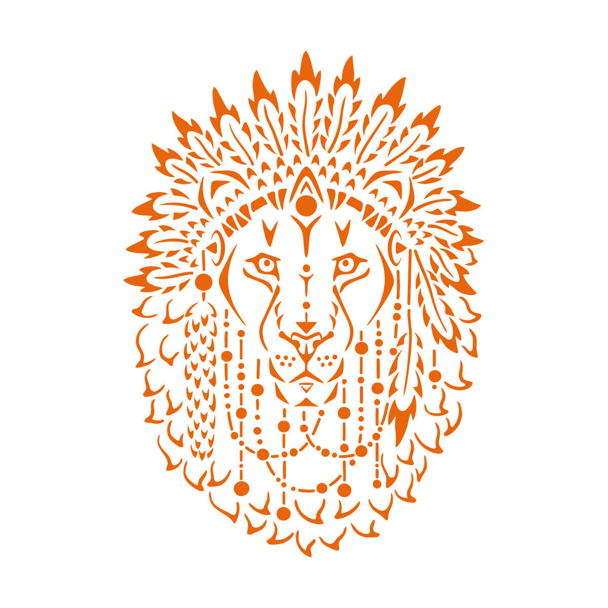 Autocollants « Le Roi Lion » (animaux africains, belles plumes)