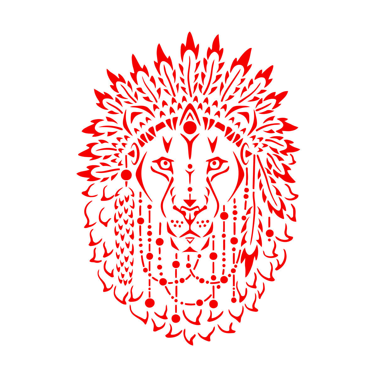 Autocollants « Le Roi Lion » (animaux africains, belles plumes)