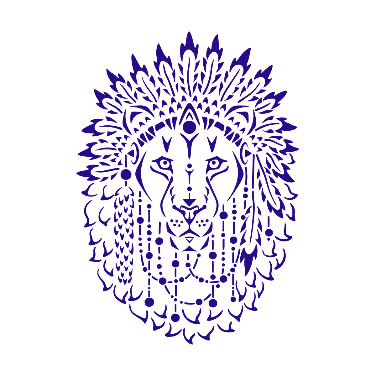 Autocollants « Le Roi Lion » (animaux africains, belles plumes)