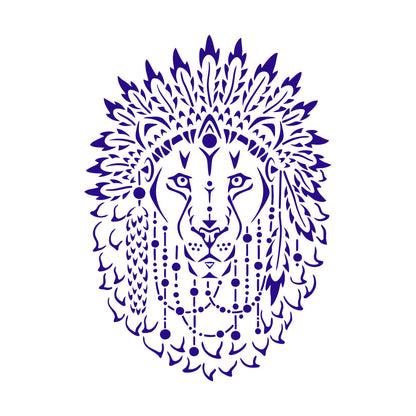 Autocollants « Le Roi Lion » (animaux africains, belles plumes)