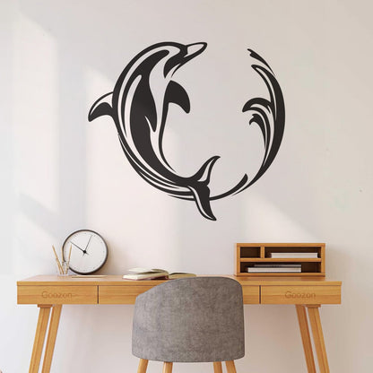 Wall Stickers Ocean Marine Dolphin Sea Animal Window Decals
