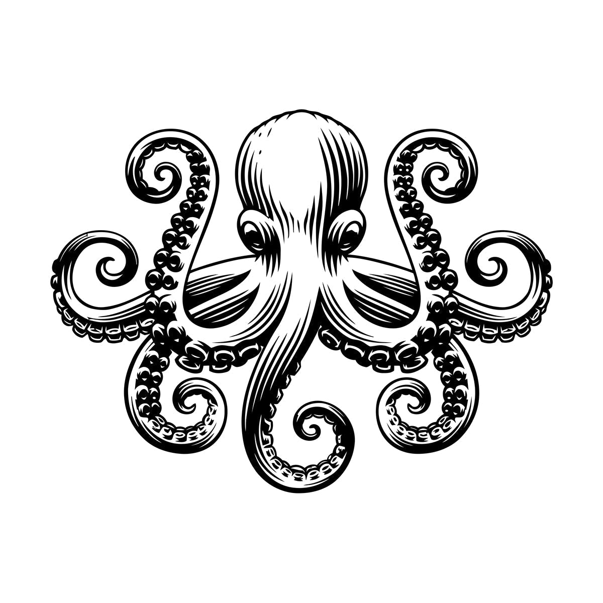 Wall Stickers Octopus Ocean Marine Sea Animal Bathroom Art Decoration