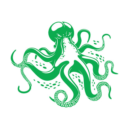 Fine Carving Decals Octopus Ocean Marine Sea Animal Wall Beautification