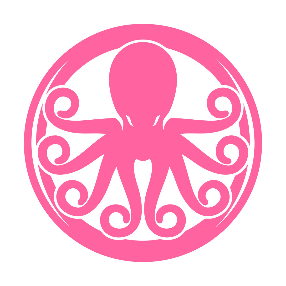 Lettering Decals Octopus Ornament Ocean Sea Marine Animal Glass Stickers