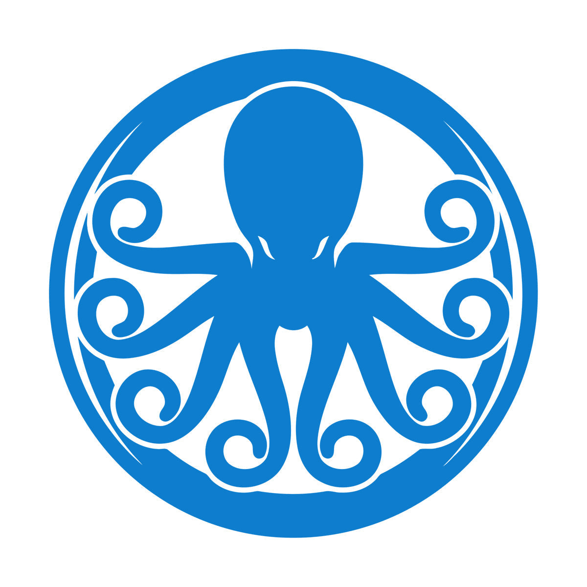 Lettering Decals Octopus Ornament Ocean Sea Marine Animal Glass Stickers