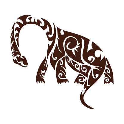 Engraving Decals Dinosaur Reptile Animal Monster Patterns Do Not Damage The Wall Surface