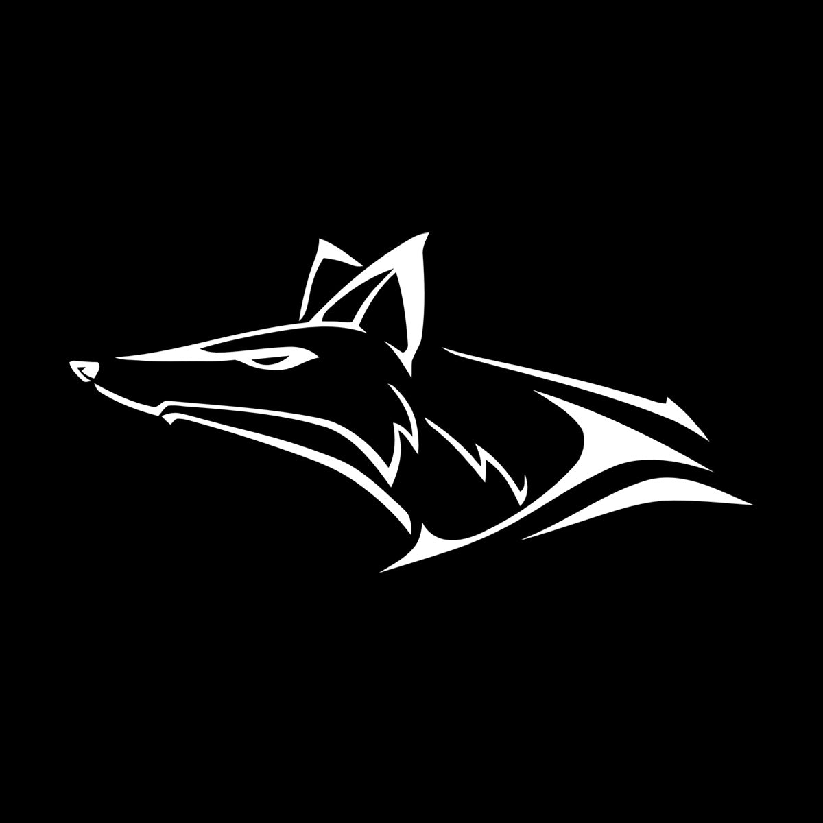 Fox Wolf Head Animal Wall Vinyl Sticker Decor Tattoo Culture
