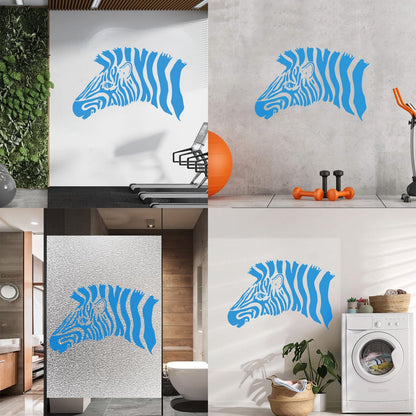 Vinyl Wall Stickers Zebra Head Animal Safari Africa Personalized Customization