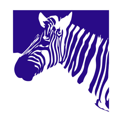 Mural And Wall Vinyl Decal Zebra Animal Modern Style Removable Without Leaving Glue