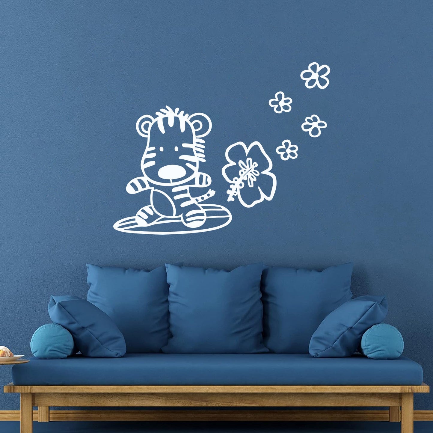 Wall Stickers Zebra Nursery Animal Baby Kids Equipped With Transfer Film Kit
