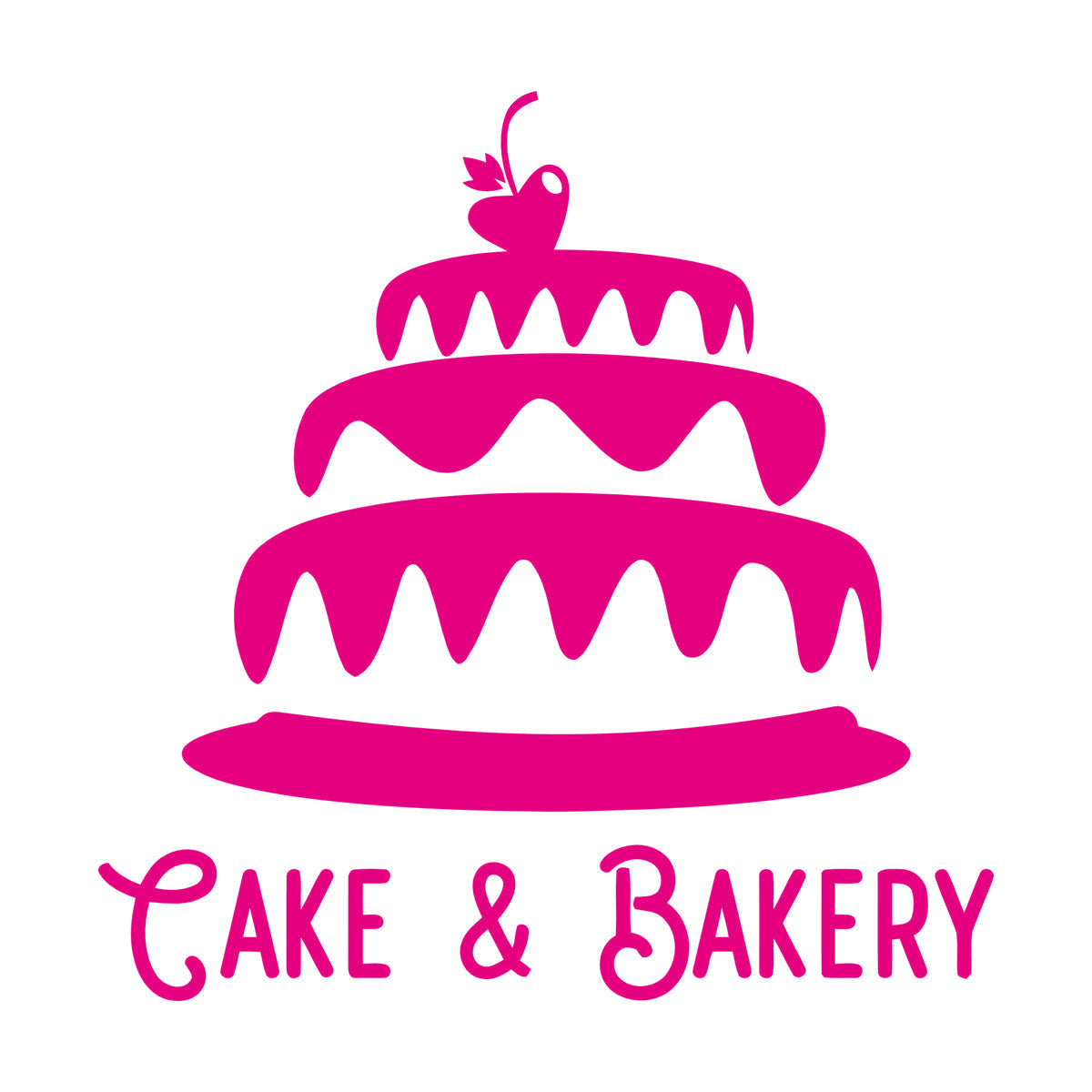 Engraving Decals Cake Bakery Bakeshop Kitchen Confectionary Sweets Wall Beautification
