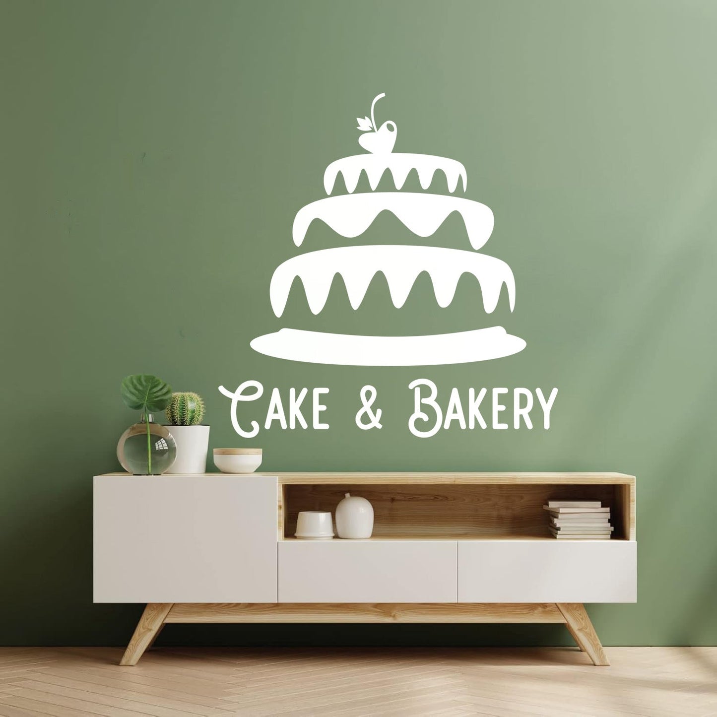 Engraving Decals Cake Bakery Bakeshop Kitchen Confectionary Sweets Wall Beautification
