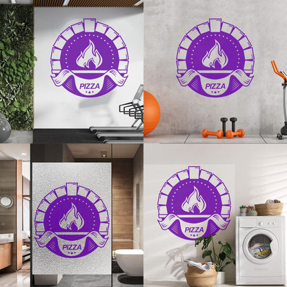 Kitchen Bakery Oven Pizza Pizzeria Restaurant Wall Stickers Paster Paper Art Decoration