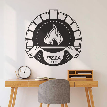Kitchen Bakery Oven Pizza Pizzeria Restaurant Wall Stickers Paster Paper Art Decoration