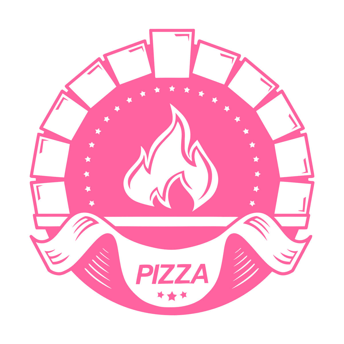 Kitchen Bakery Oven Pizza Pizzeria Restaurant Wall Stickers Paster Paper Art Decoration