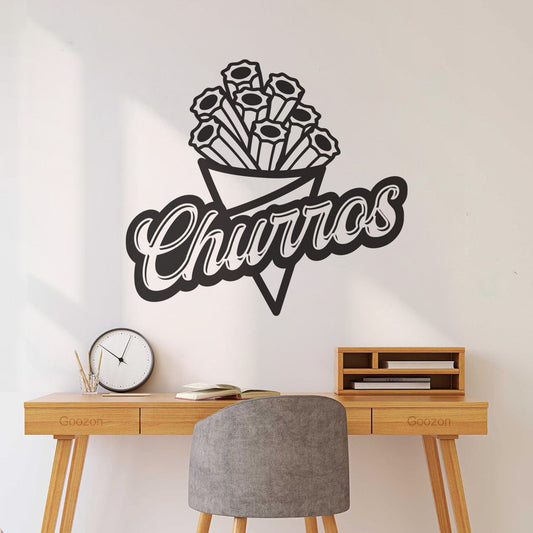 Wall Decals Paster Paper Sweet Bakery Spanish Dessert Churros Multi Color Selection