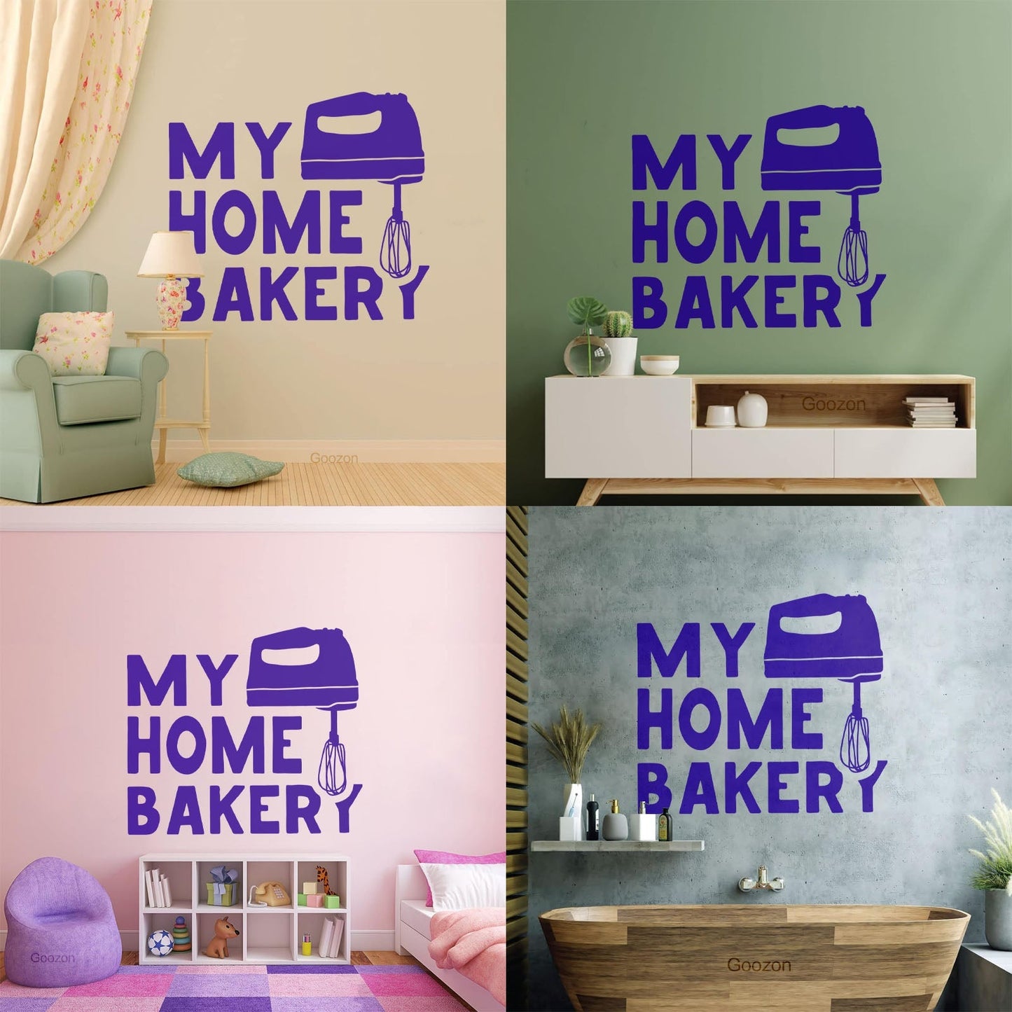 Engraving Decals Quote Words Kitchen Tools Home Bakery Multiple Size Options