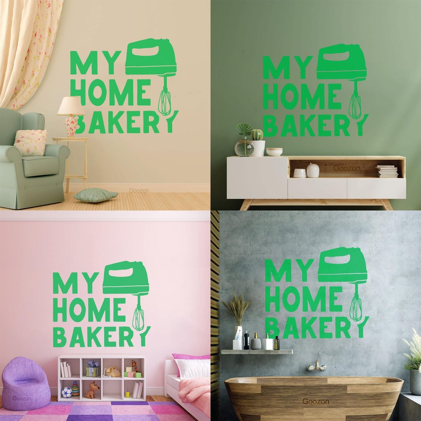 Engraving Decals Quote Words Kitchen Tools Home Bakery Multiple Size Options