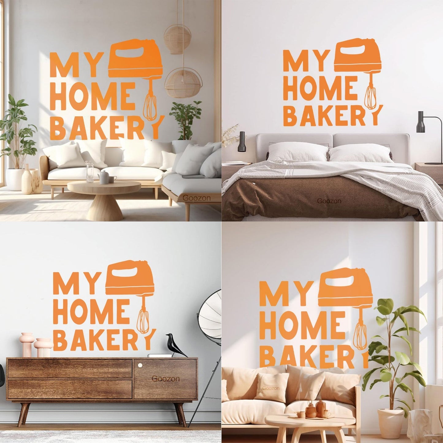 Engraving Decals Quote Words Kitchen Tools Home Bakery Multiple Size Options