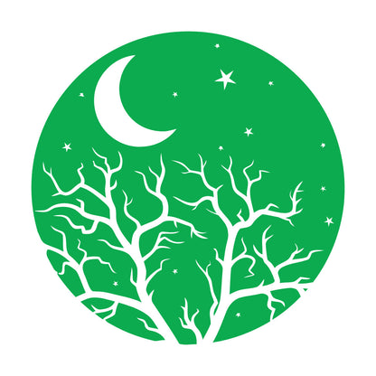 Vinyl Art Sticker Bedroom Good Night Stars Tree Branch Window Decals