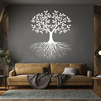 Vinyl Wall Decals Branch Tree Life Spring Roots Leaves Self Adhesive