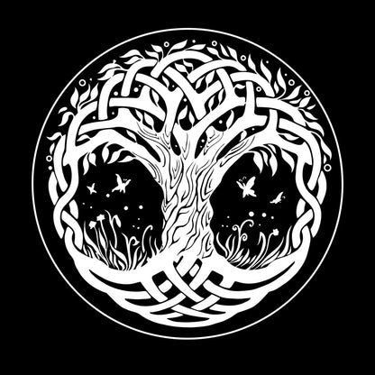 Wall Decals Pvc Celtic Tree Symbols Branches Leaves Roots Art Decoration