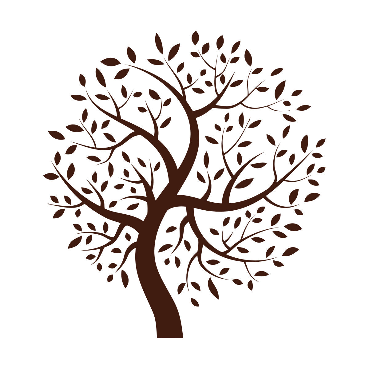 Vinyl Wall Stickers Natural Life Tree Leaves Branches Glass Stickers