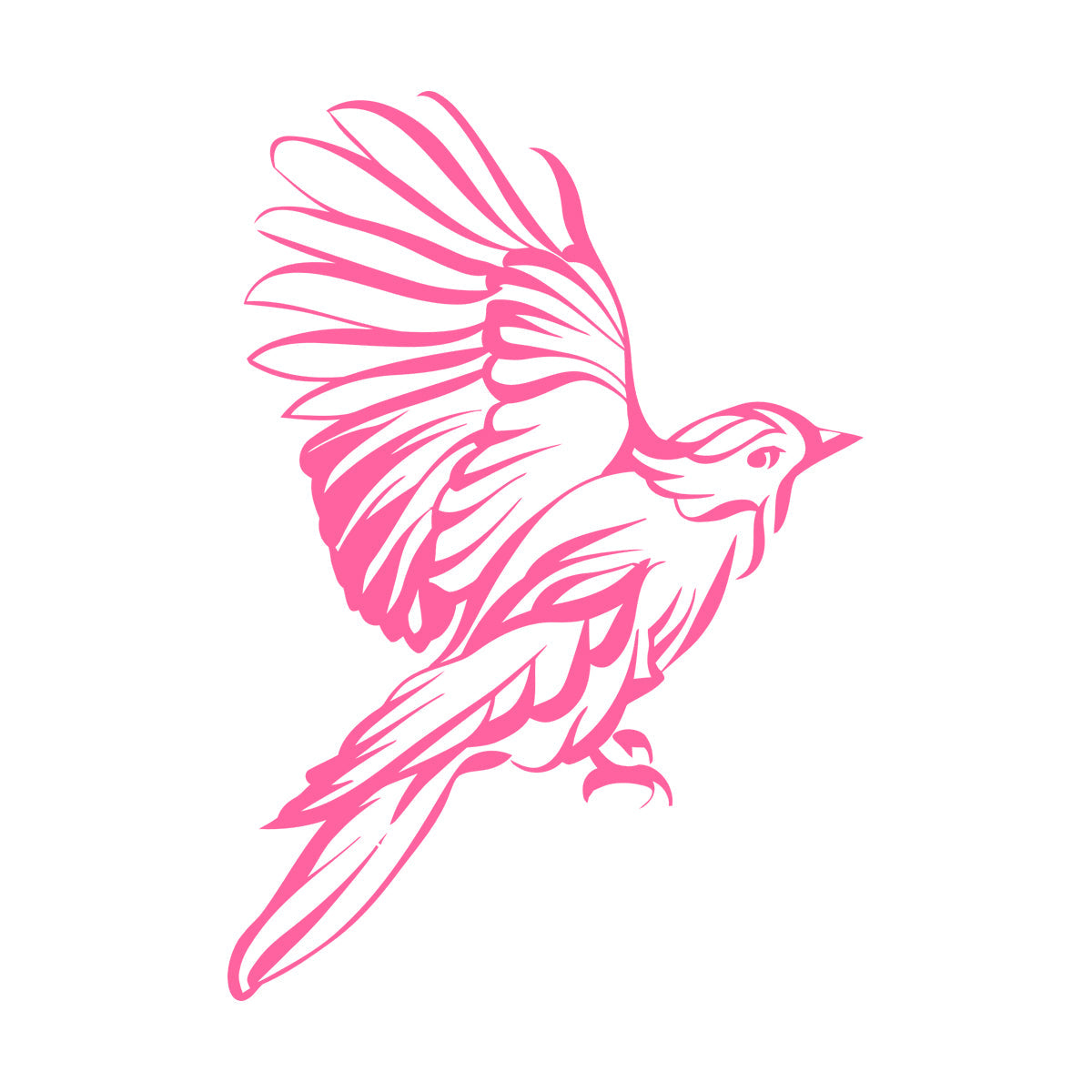 Stickers muraux en papier adhésif, motif abstrait d'ailes d'oiseau, plumes. Ne se décollera pas.