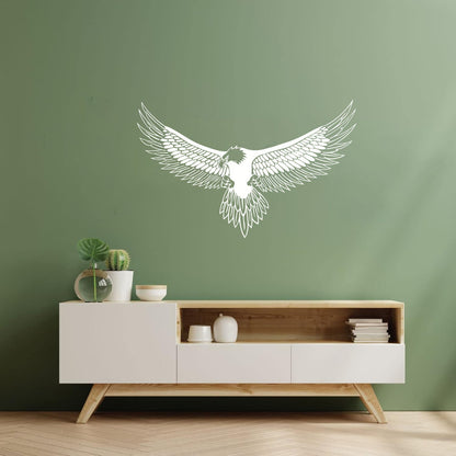 Autocollants muraux imperméables représentant des plumes d'aigle à tête blanche, symbole patriotique, avec plumes d'aigle américain.