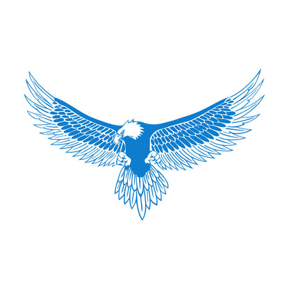 Autocollants muraux imperméables représentant des plumes d'aigle à tête blanche, symbole patriotique, avec plumes d'aigle américain.