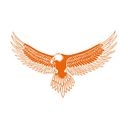 Autocollants muraux imperméables représentant des plumes d'aigle à tête blanche, symbole patriotique, avec plumes d'aigle américain.